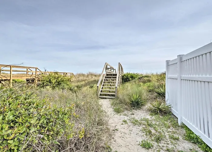 Steps To Beach! Coastal Second Row Retreat